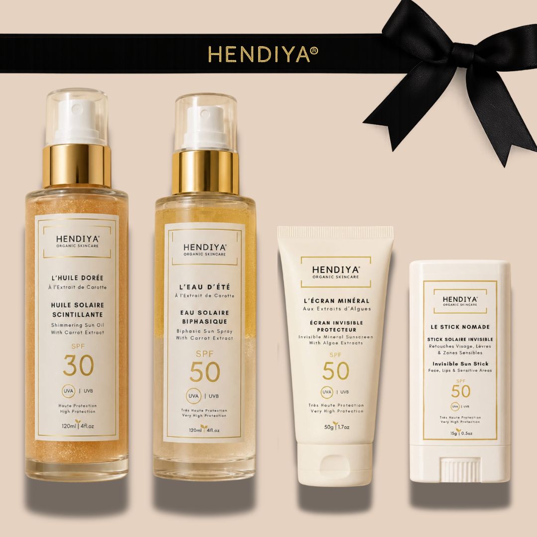 Coffret d'Été - Hendiya organic sun ritual set, sun protection and radiant tan
